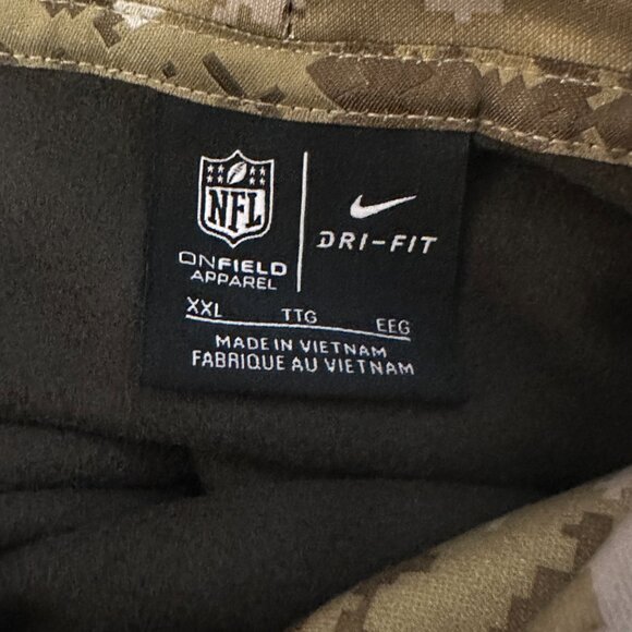 Nike Atlanta Falcons Hoodie Salute to Service Men XXL Dri-fit Sideline NFL - Picture 15 of 15